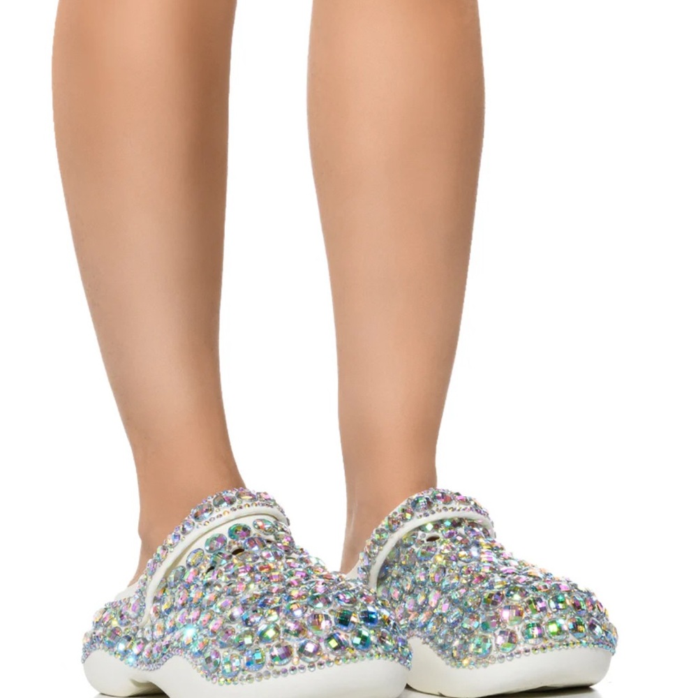 AZALEA WANG CARAWAY GEM EMBELLISHED FLAT IN MULTI